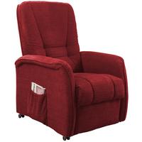 Relaxsessel Harry Rot Nylon/Struktur - Rot/Schwarz, Design, Kunststoff/Textil (77/107/88cm) - Livetastic