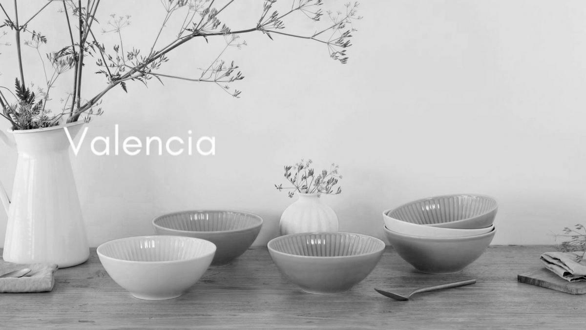 Set Skodelic Za Kosmiče Valencia, 6-Delni - pastelno modra/krem barve, Basics, keramika (17cm) - Creatable