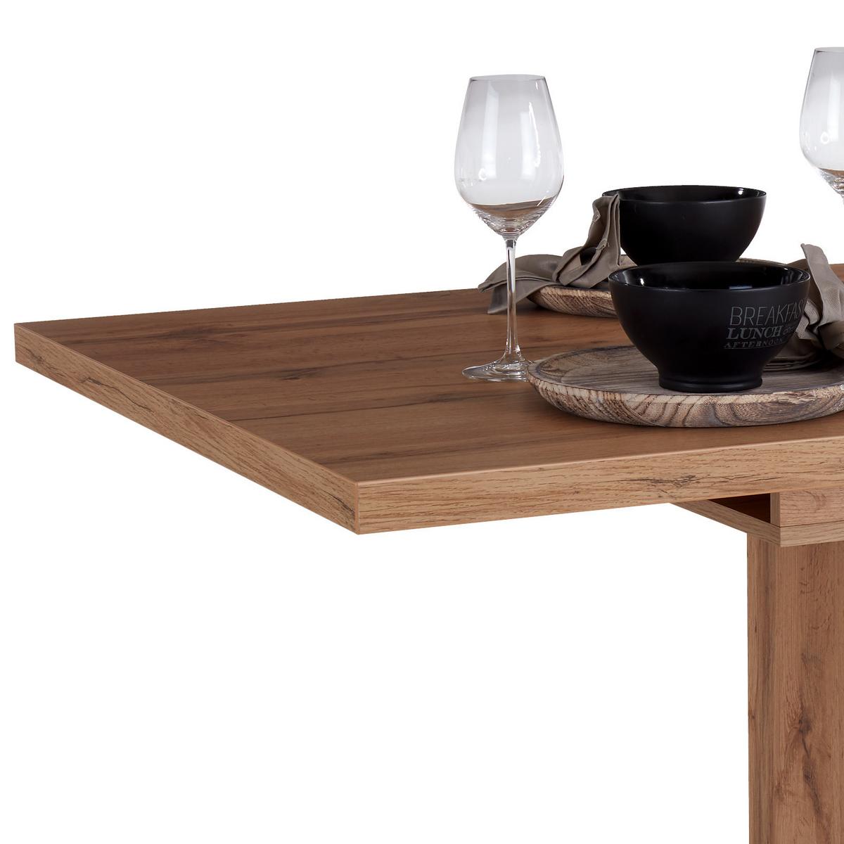 Raztegljiva Miza Patrik, Barva Hrasta, 150-190x90 - barve hrasta, Konvencionalno, leseni material (150 (190)/76/90cm)