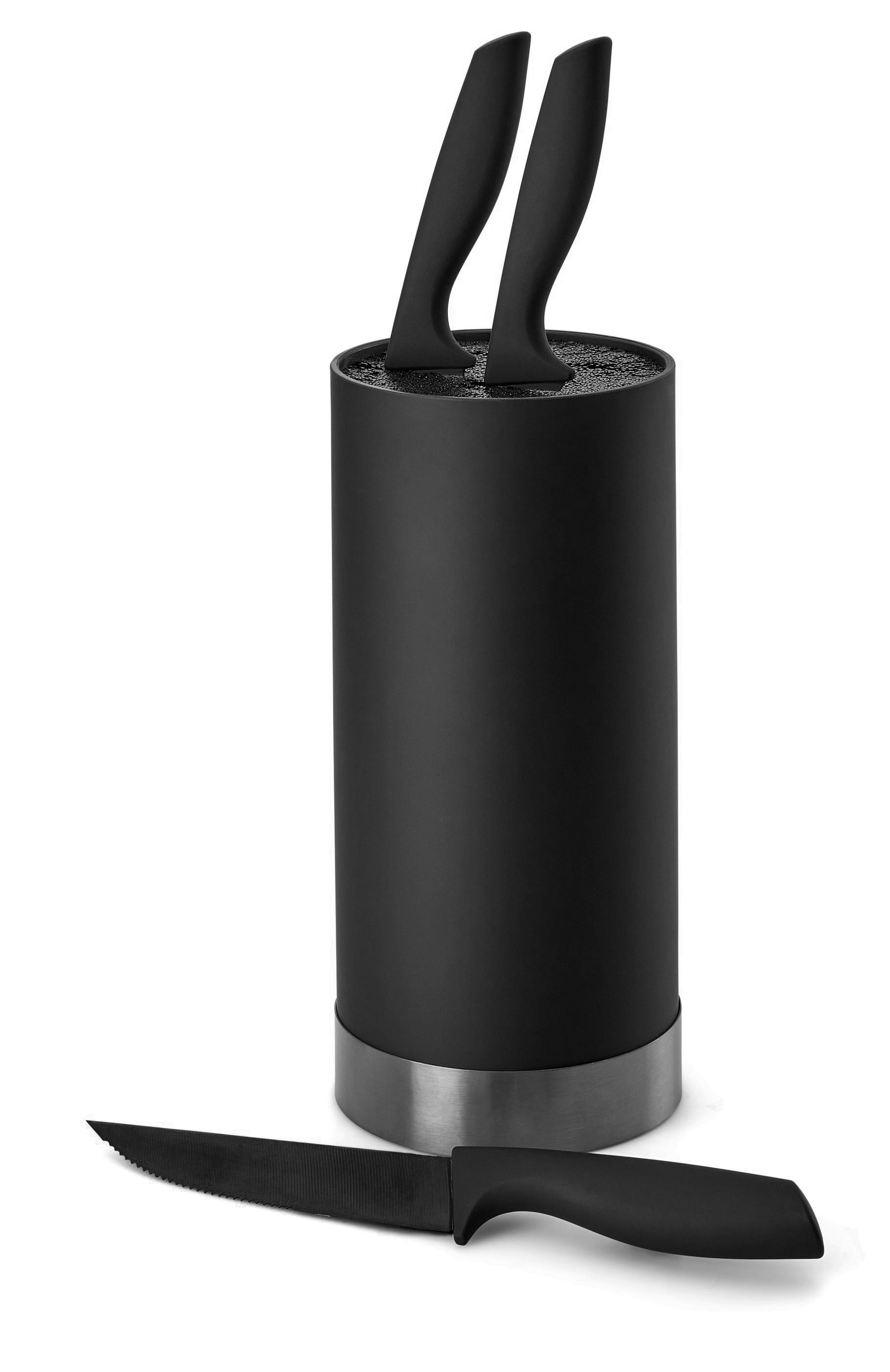 Késtartó Blokk Ew-Mb-0399 - fekete, Basics, műanyag (11/22cm) - Echtwerk