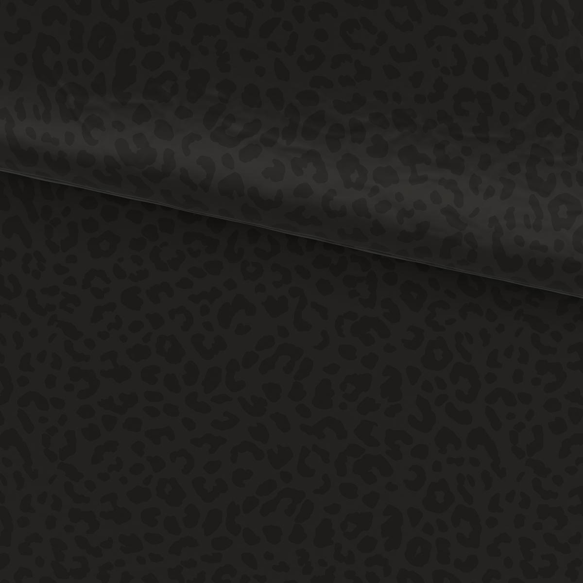Bettwäsche Animal XL Schwarz ca. 155x220cm - Schwarz, KONVENTIONELL, Textil (155/220cm) - Mömax
