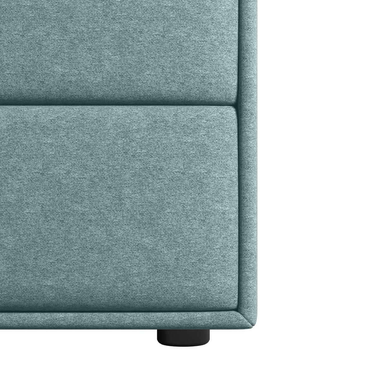 Boxspringbett Palermo ca. 180x200 cm Blau - Blau, MODERN, Holz/Kunststoff (180/200cm) - MID.YOU