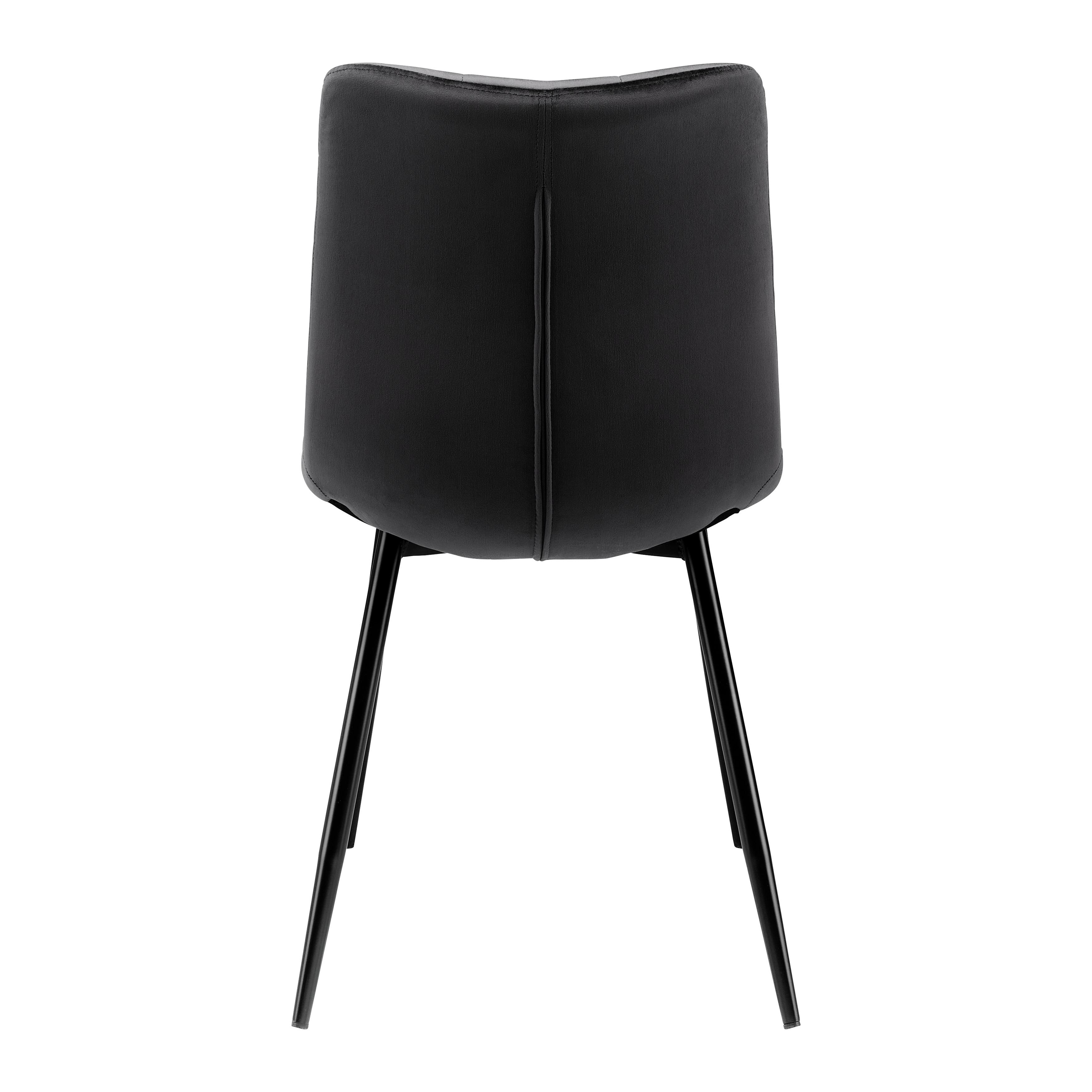 STOL SURI - svart, Modern, metall/trä (46/87/59cm) - Bessagi Home