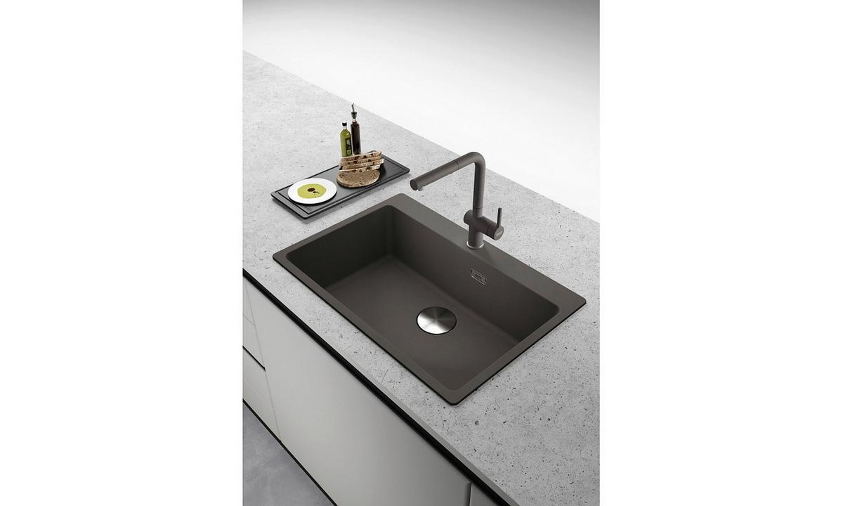 Spültischarmatur Grau - Grau, Trend (31,2cm) - Franke