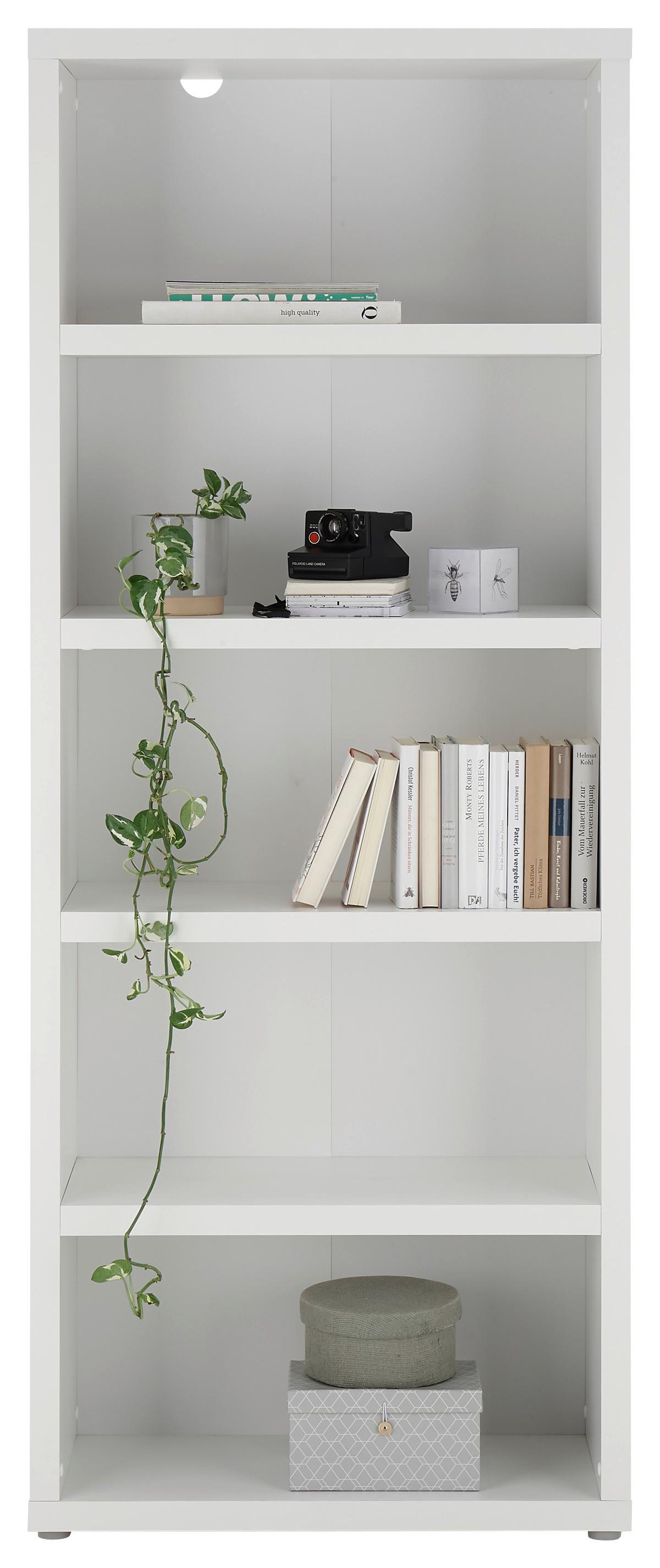 Regal in Weiss - Weiss, Modern, Holzwerkstoff (80/201/38cm) - Mömax