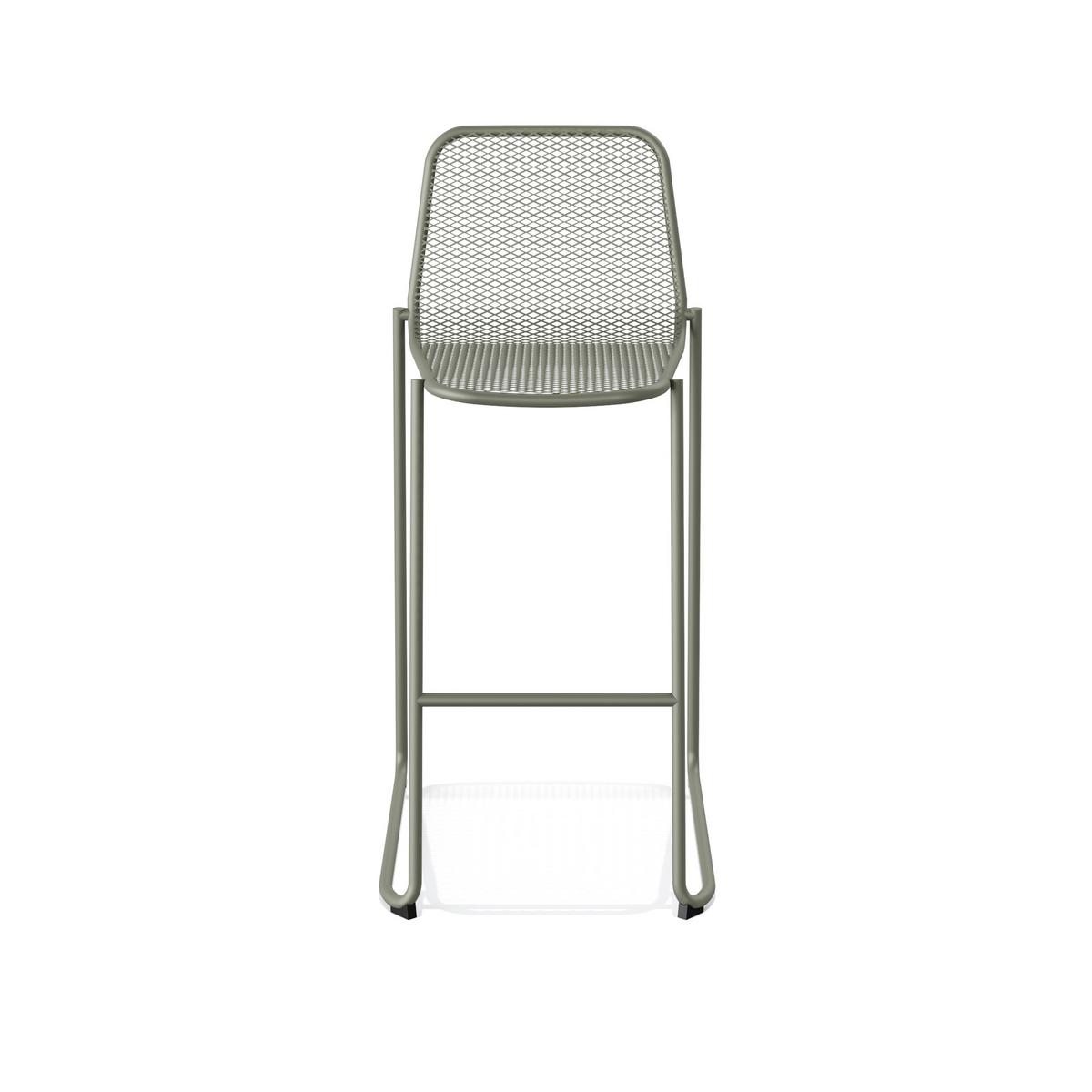 Barhocker-Set 4-teilig in Grün, Stahl - Grün, LIFESTYLE, Metall (52/105/52cm) - Gardenson