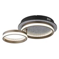 LED-DECKENLEUCHTE 67179D1 DELLA - Klar/Weiss, Design, Kunststoff/Metall (47,2/34/14cm) - Globo