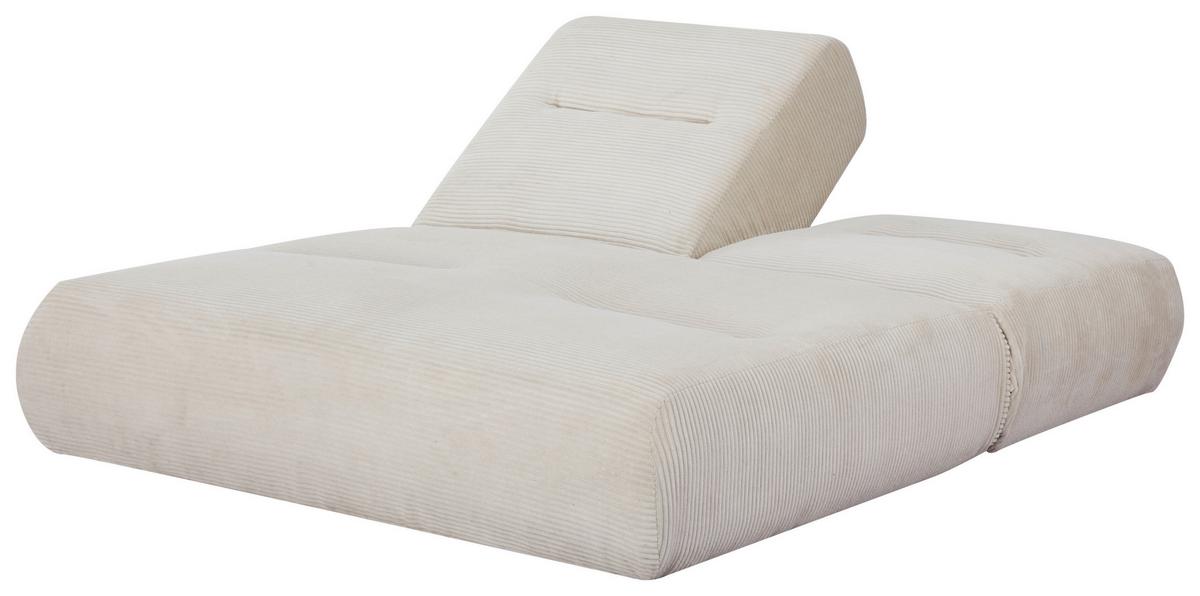 Zofa Luna, Bež, Funkcija Ležišča - bež, Design, tekstil (159/88/160cm) - Livetastic
