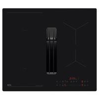 Kochfeld-Dunstabzug-Kombi XUB6643IT Schwarz - Schwarz, MODERN, Glas (58/22,5/51cm) - AEG