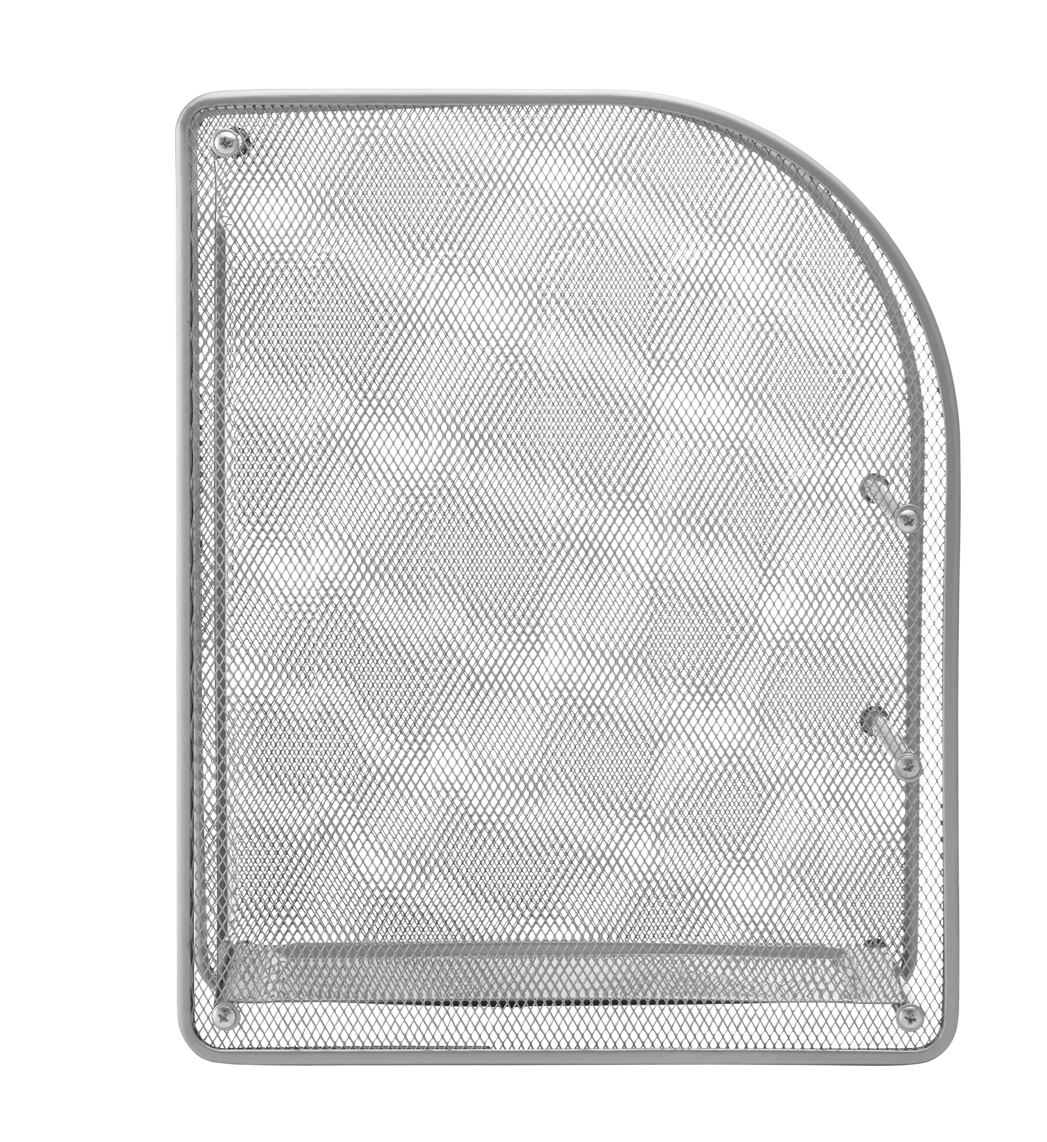 Stojalo Za Revije Mesh, Srebrna - srebrne barve, kovina (35/27,8/8cm) - Modern Living