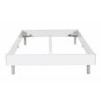 Futonska Postelja Belia - aluminij/bela, kovina/leseni material (180/200cm) - Mömax modern living