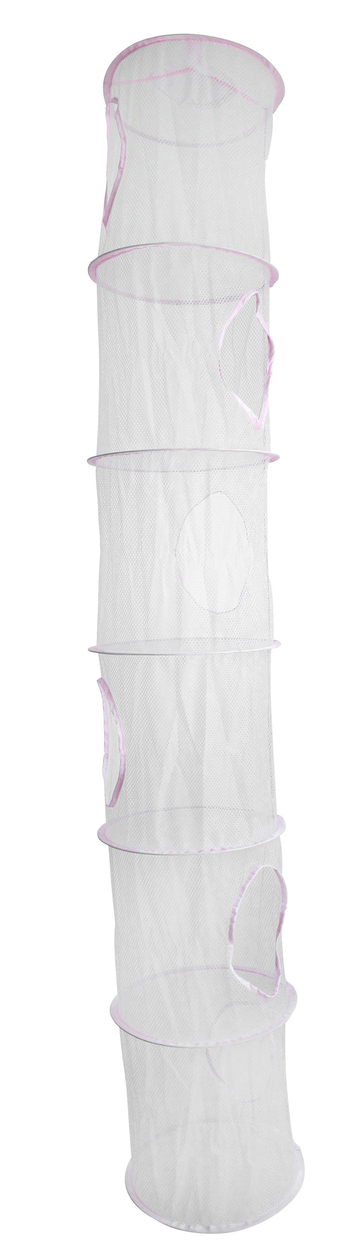 Felakasztható Hálós Tároló Kampy - Rózsaszín, modern, Műanyag (30/180cm) - Modern Living