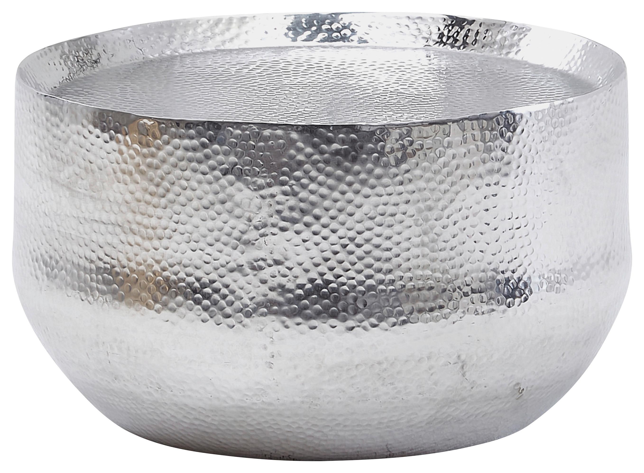 Klubska Miza Wl6.453 - srebrne barve, Moderno, kovina (60/60/35cm) - MID.YOU