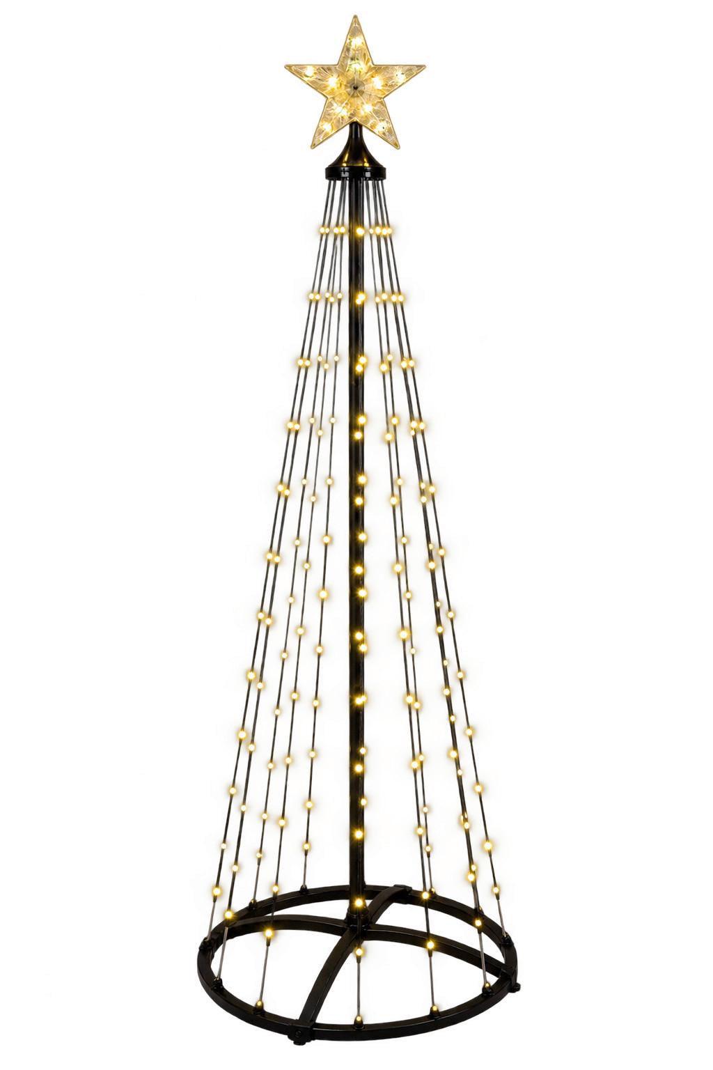 LED-Dekoleuchte Schwarz - Schwarz, MODERN, Kunststoff/Metall (70/70/210cm)