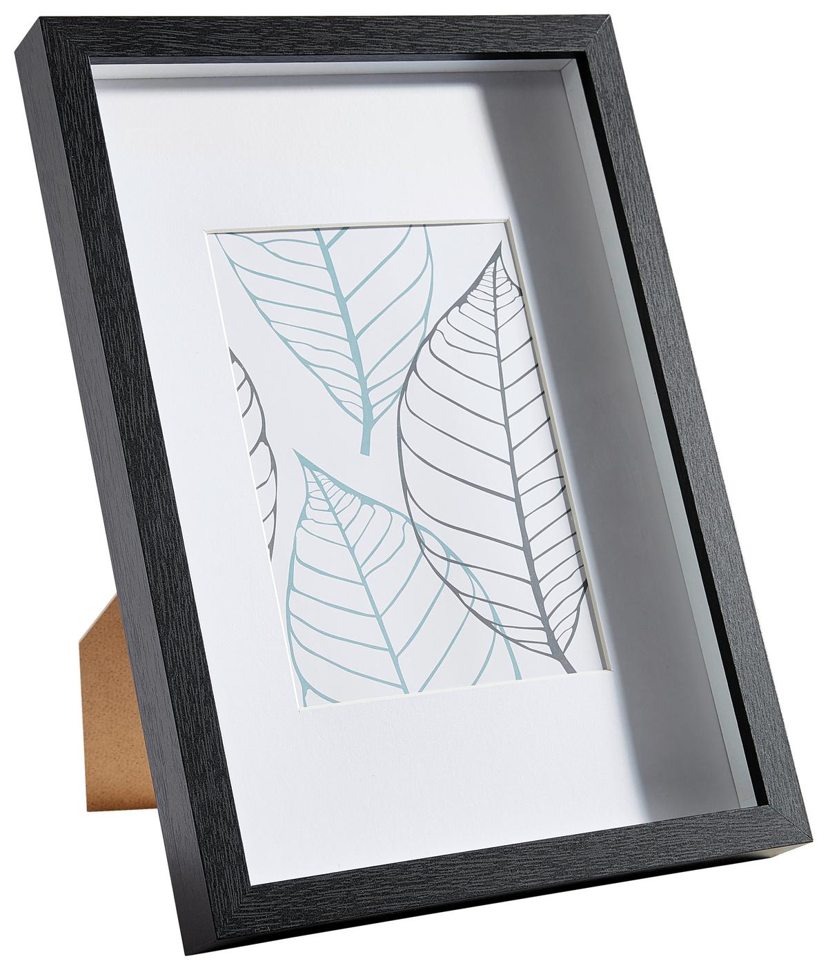 RAMKA NA ZDJĘCIA 652397 - czarny, Basics, drewno/szkło (23/32/3cm)