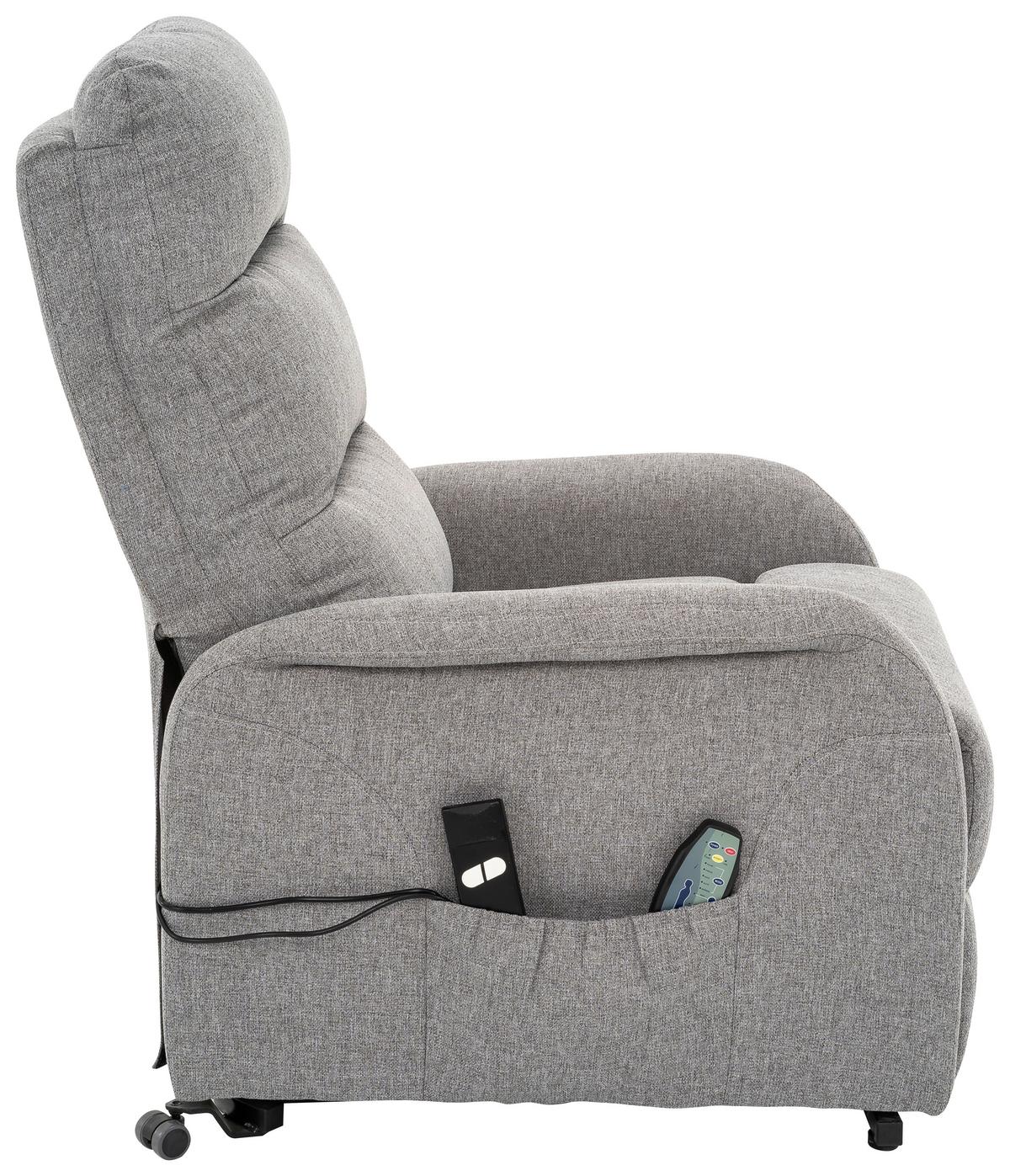 Počivalnik Luxo, Siva - siva/črna, Design, kovina/umetna masa (68/100/94cm) - Livetastic