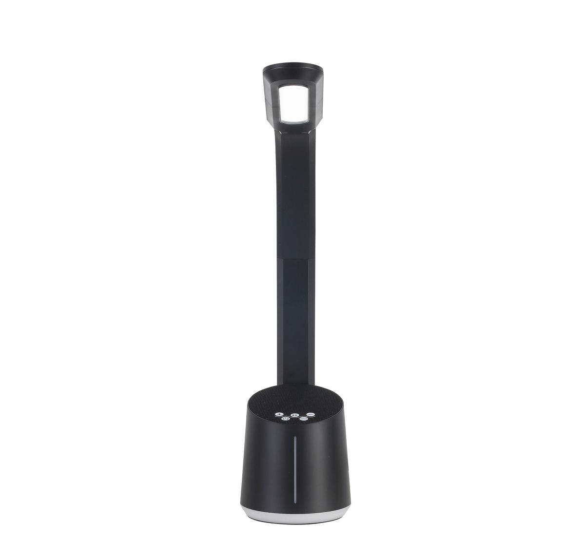 Lampă de birou cu LED Teodoro - negru, Modern, plastic (12/39/42cm) - Premium Living
