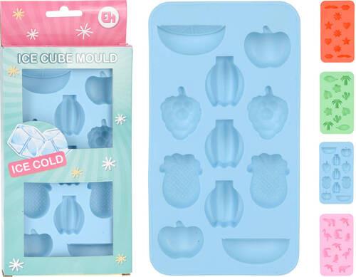 Jégkockakészítő Forma Frosty - rózsaszín/piros, műanyag (19,8/10,9/1,5cm)