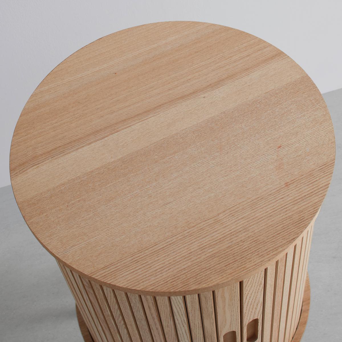Nočna Omarica Skandy, Naravne Barve - naravne barve, Moderno, leseni material/les (40/65/40cm) - Premium Living