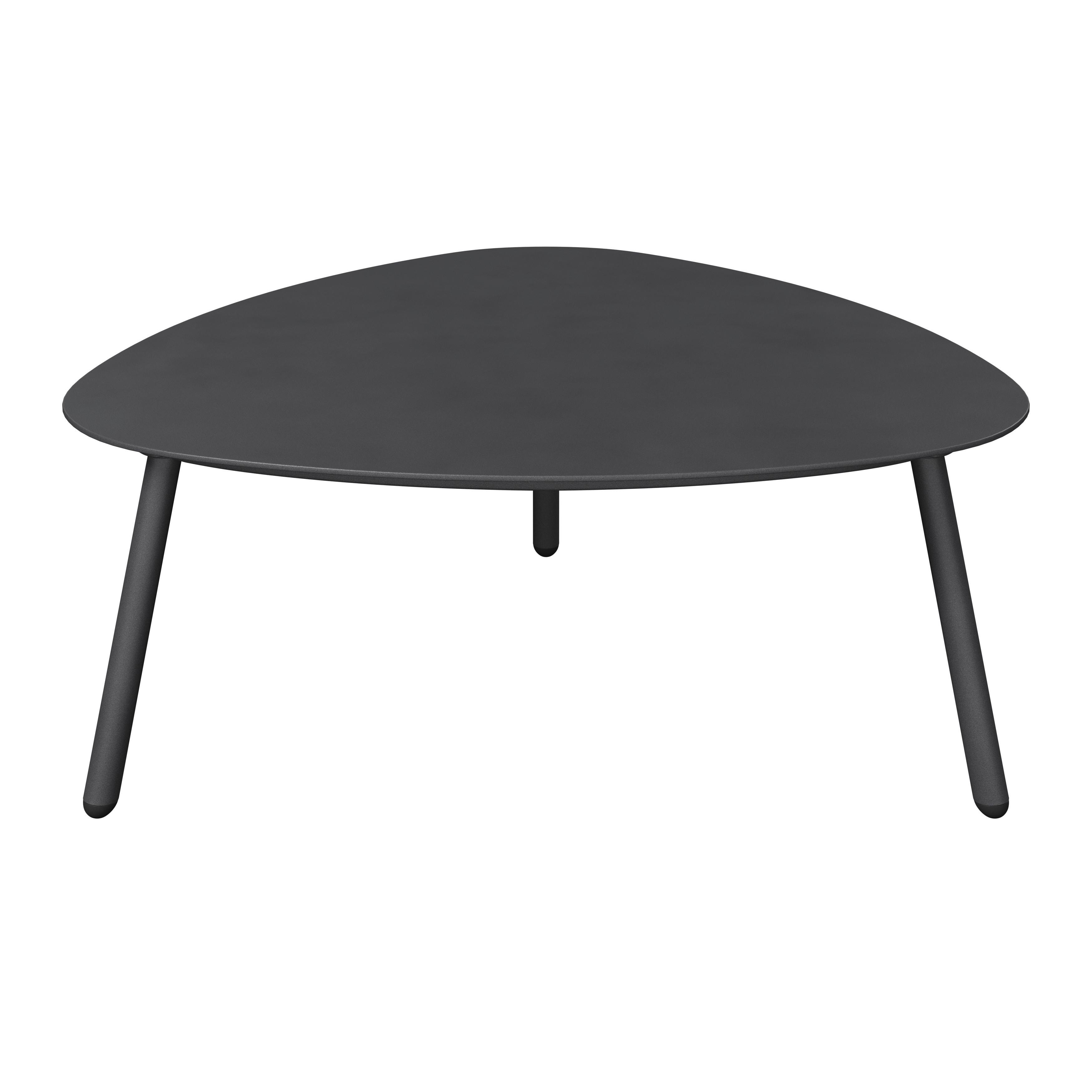 SIDOBORD SET LEONIE - antracit, Basics, metall (90/91/35cm) - Mömax