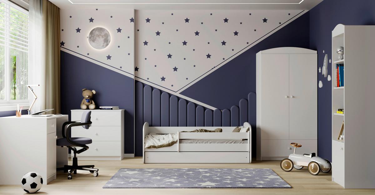 Otroška Komoda Babydreams, Bela - bela, Moderno, umetna masa/leseni material (80/80/41cm) - MID.YOU