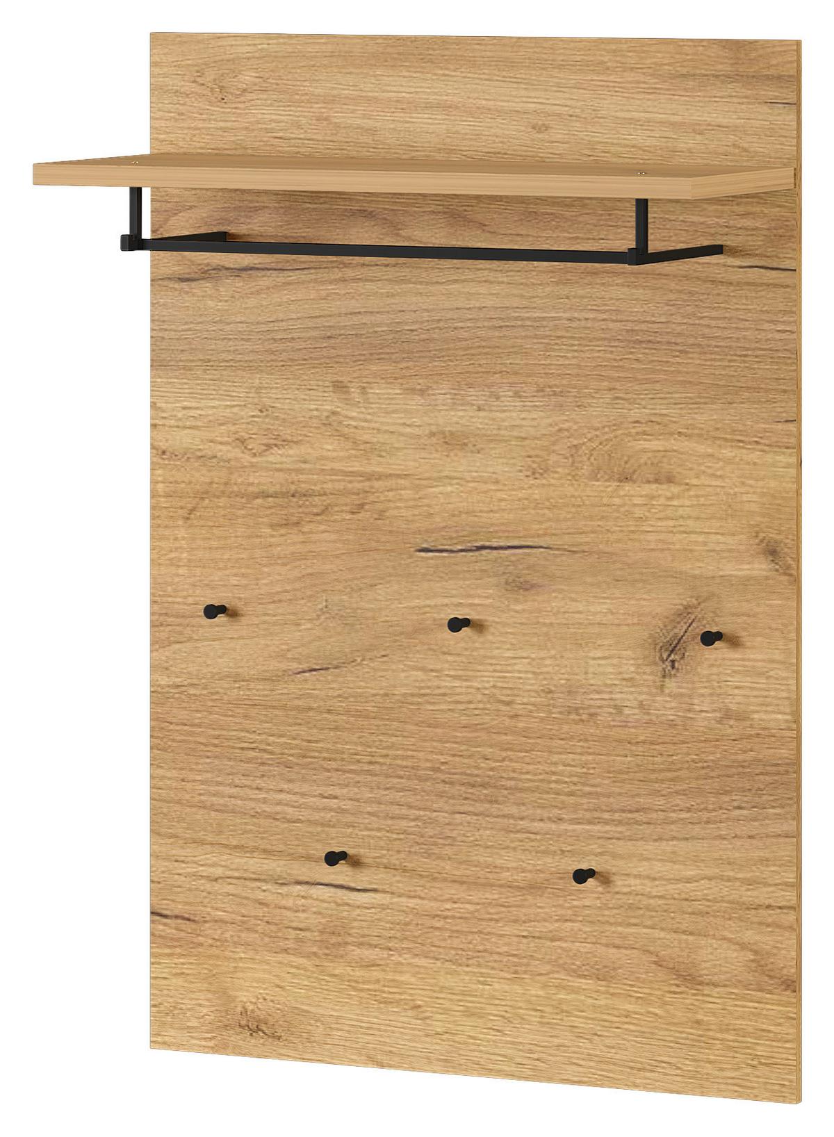 GARDEROBENPANEEL GW-FREMONT - Eichefarben, KONVENTIONELL, Holzwerkstoff (75/110/30cm) - Germania
