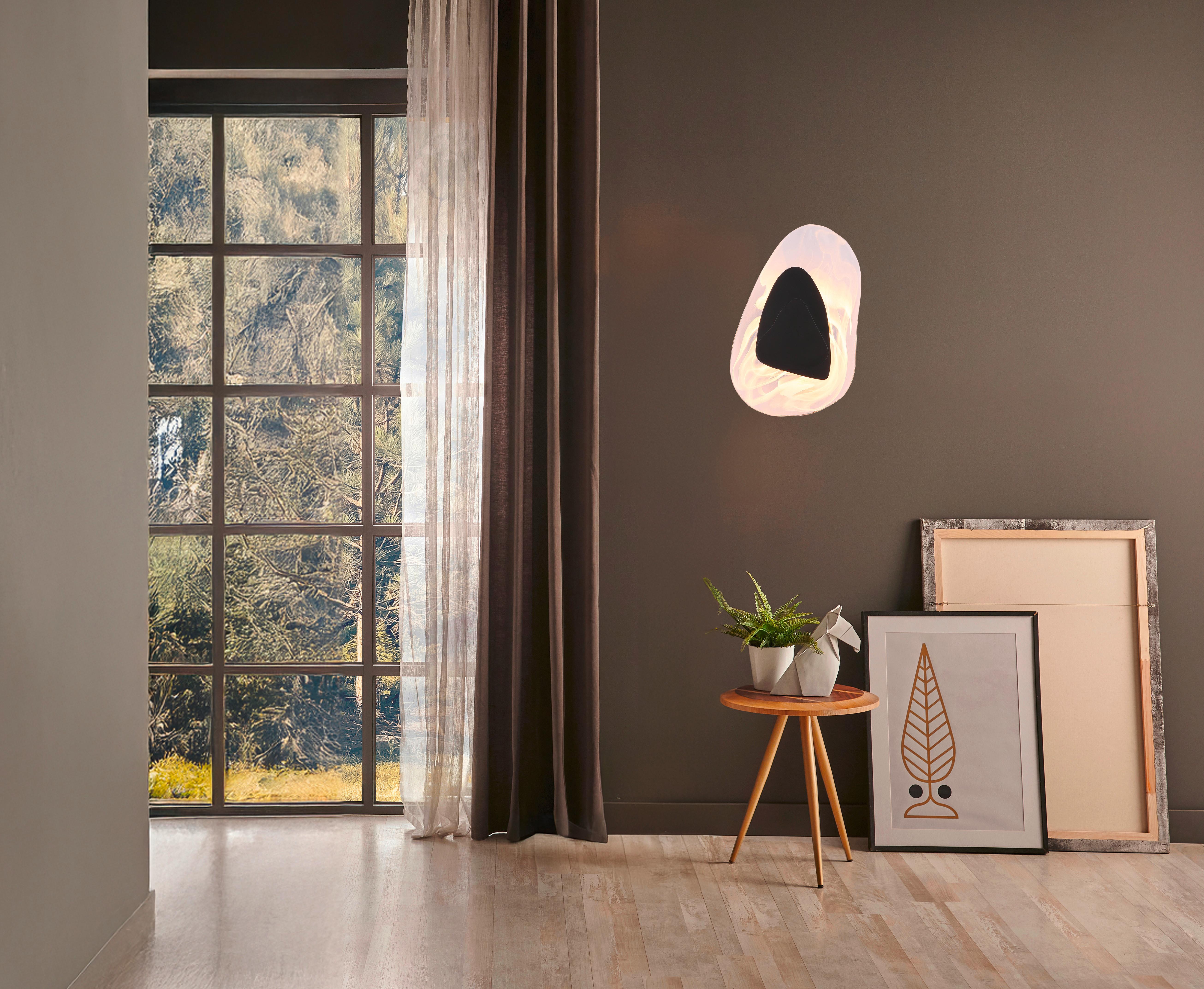 LED-WANDLEUCHTE 78411S DORSEY - Klar/Weiss, Design, Glas/Metall (20,3/31,5cm) - Globo