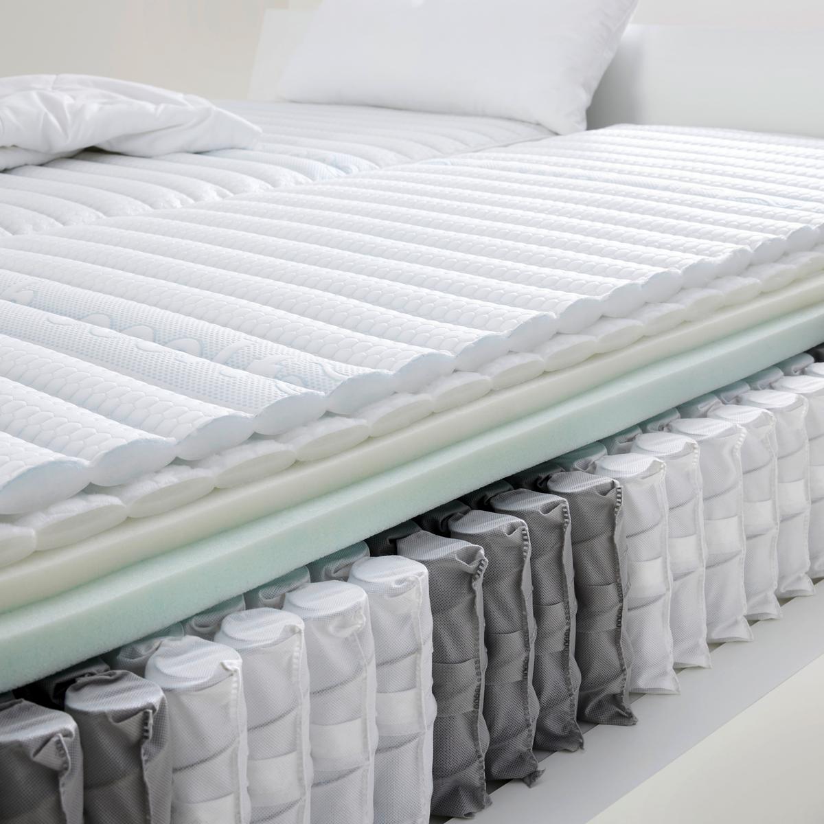 Taschenfederkernmatratze Thermo Adapt H3 ca. 80x200cm - Weiß, Textil (80/200cm) - Premium Living