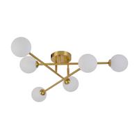 Hängeleuchte Lp-002/6c Dorado 6 - Goldfarben, Konventionell, Metall (65/20/60cm)