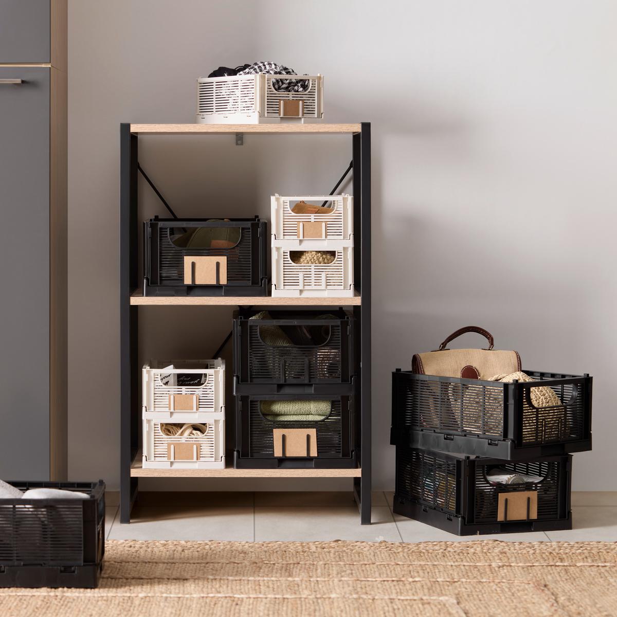 Klappbox Knut S Weiss ca. 25x17cm - Weiss, Modern, Kunststoff (25/17/10cm) - Mömax