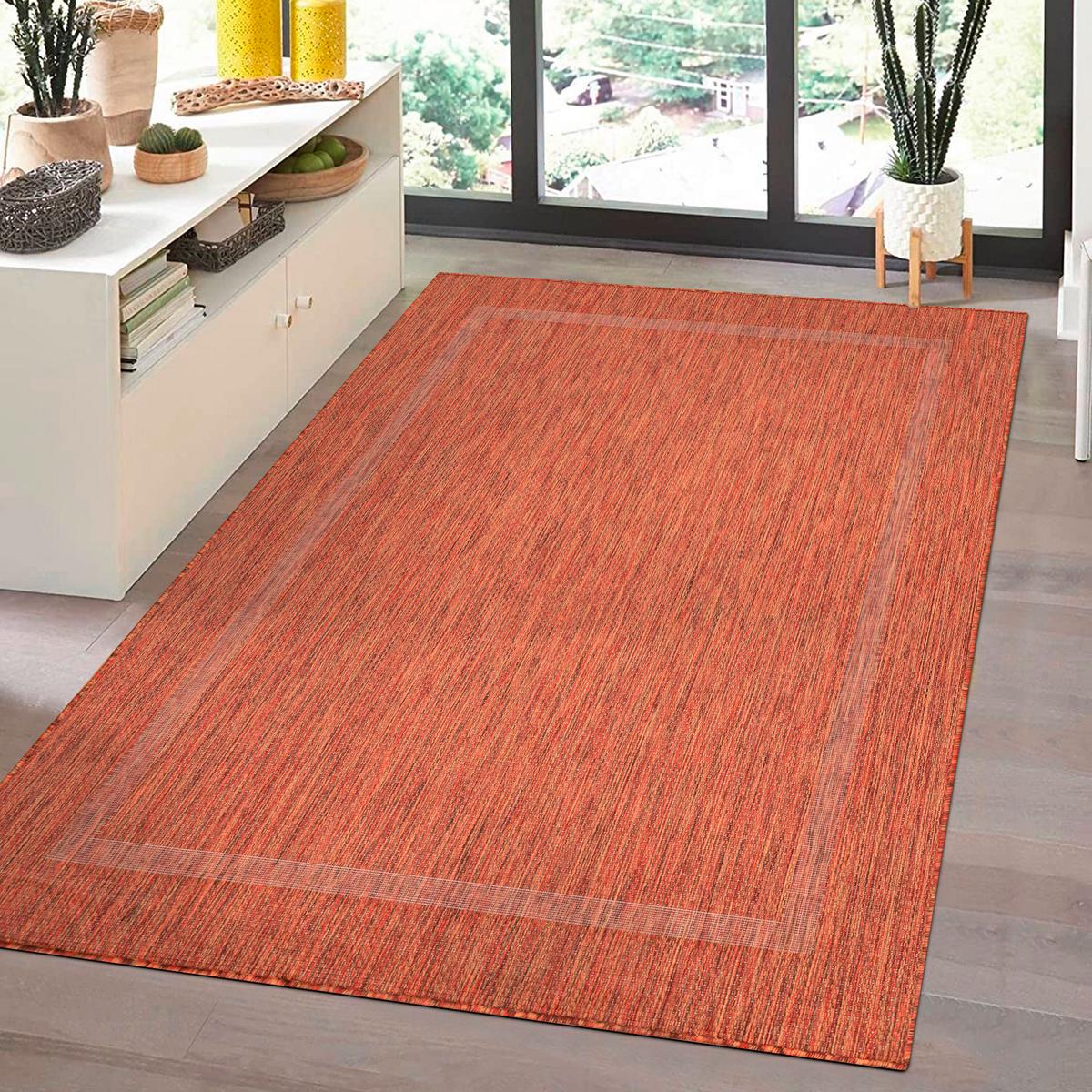 Ravno Tkana Preproga Relax, Barva Bakra, 120x170cm - barve bakra, Basics, tekstil (120/170cm) - Novel
