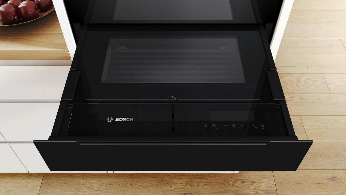 Dampfschublade BDC7111B0 Schwarz - Schwarz, MODERN, Glas (59,4/14,1/51,8cm) - Bosch