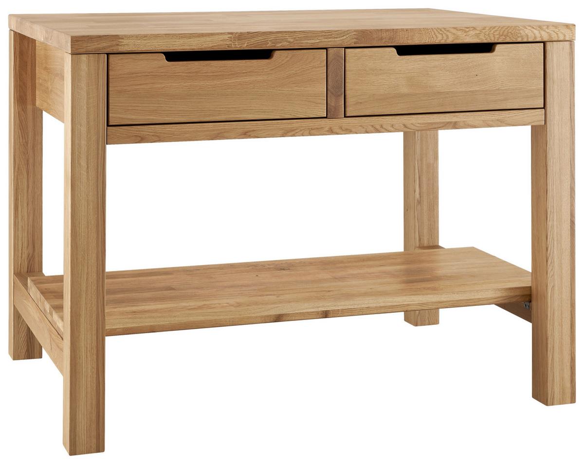 Kücheninsel Ponza I 122 o. Geräte Eiche - Eichefarben, Basics, Holz (120/91/90cm) - P & B