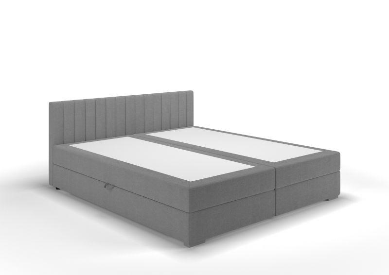 PAT BOX ALORA 140 - gri-mentă/verde mentă, Konventionell (140/200cm) - Based