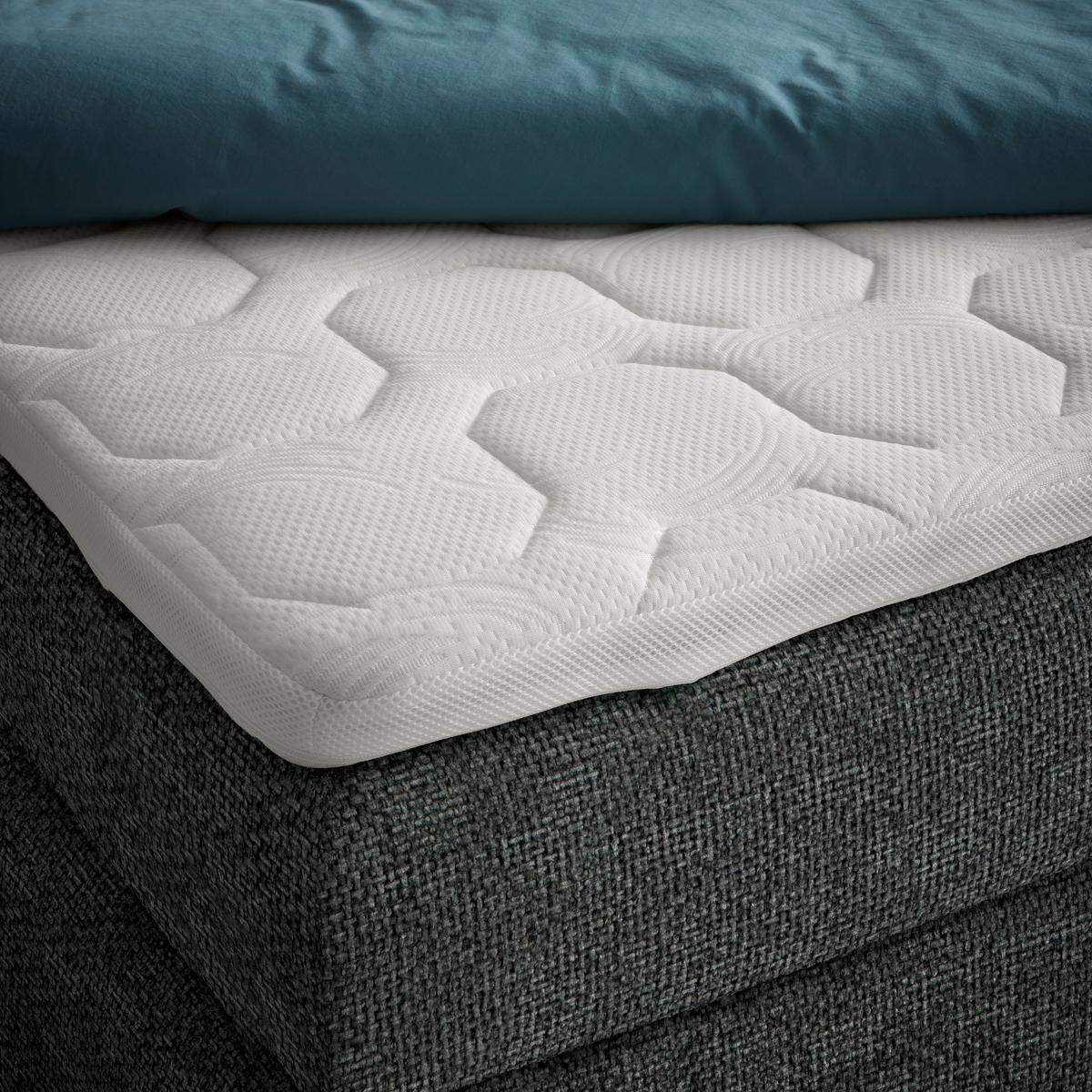 Boxspring Krevet Palace - boje grafita, Konvencionalno, tekstil/plastika (180/200cm) - Premium Living