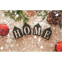 Fußmatte Home Christmas Multicolor ca. 40x60cm - Multicolor, Basics, Textil (40/60cm)