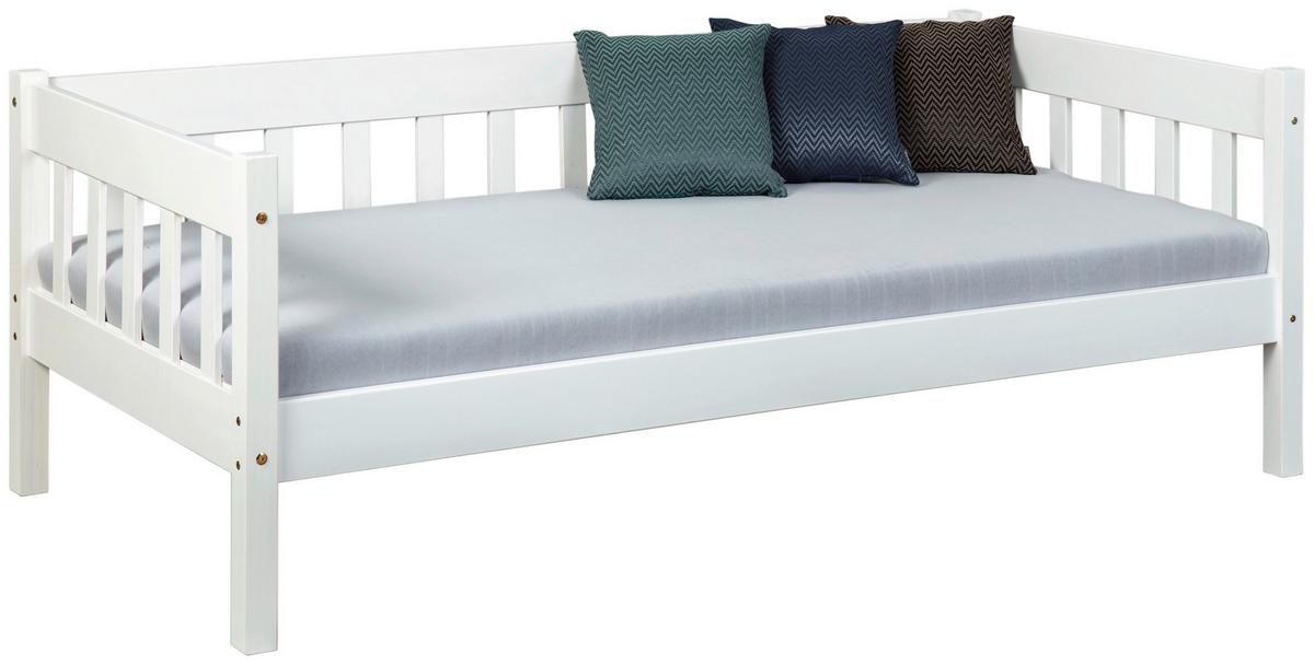 PAT SINTRO - alb, Konventionell, lemn (90/200cm) - Modern Living