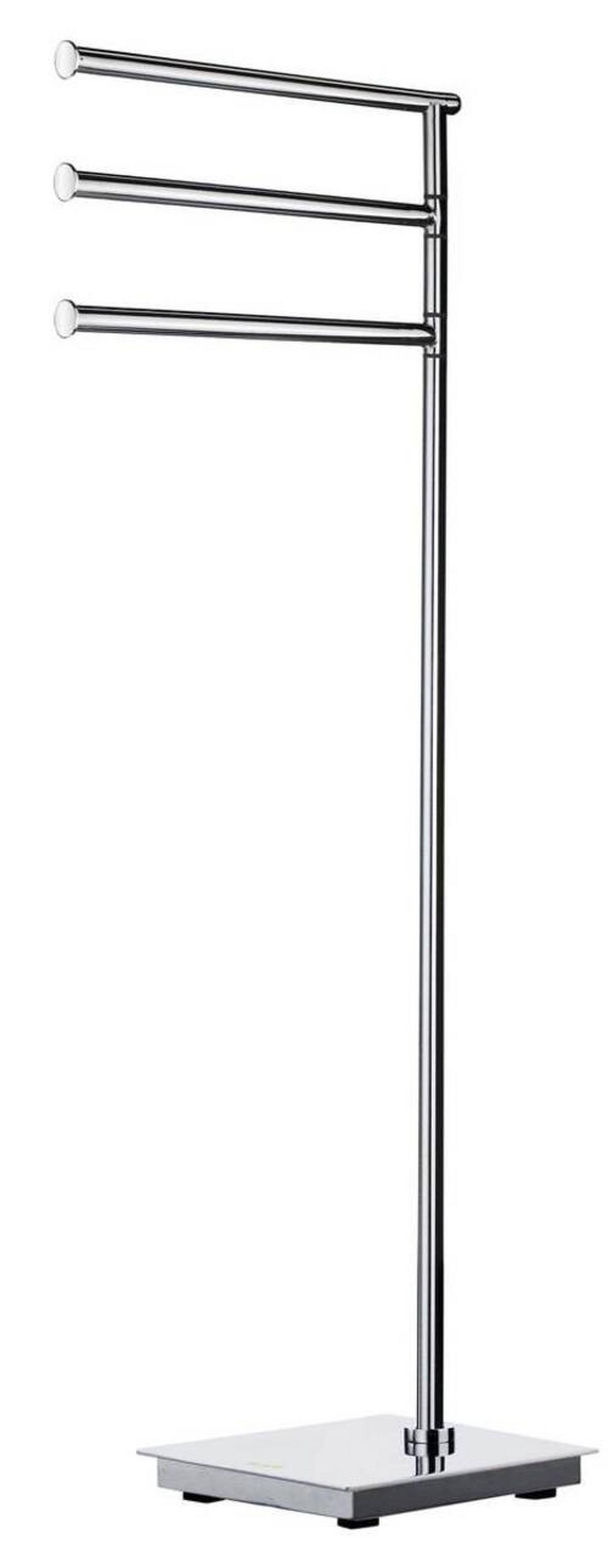 WIESZAK STOJĄCY NA RĘCZNIKI OUTLINE - kolor stalowy, Basics, metal (17,5/78/17,5cm) - Smedbo