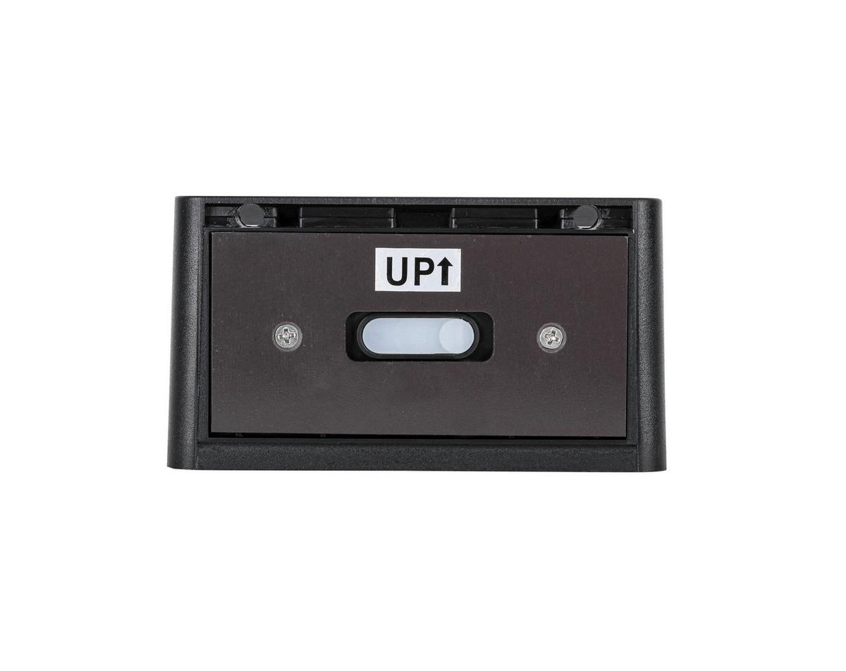 Aplică de perete cu LED Tilou - negru, Modern, plastic/metal (12/6,6/6,5cm) - Mömax