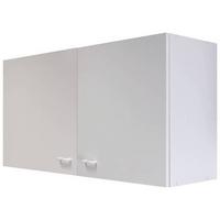 Kuhinjski Gornji Element Speed  H 100 W - bijela, Konvencionalno, drvni materijal/plastika (100/54,8/32cm) - Based