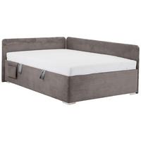 Pat Remi Decor Gri - culoare natur/gri, Konventionell, lemn/textil (120/200cm) - Best Price