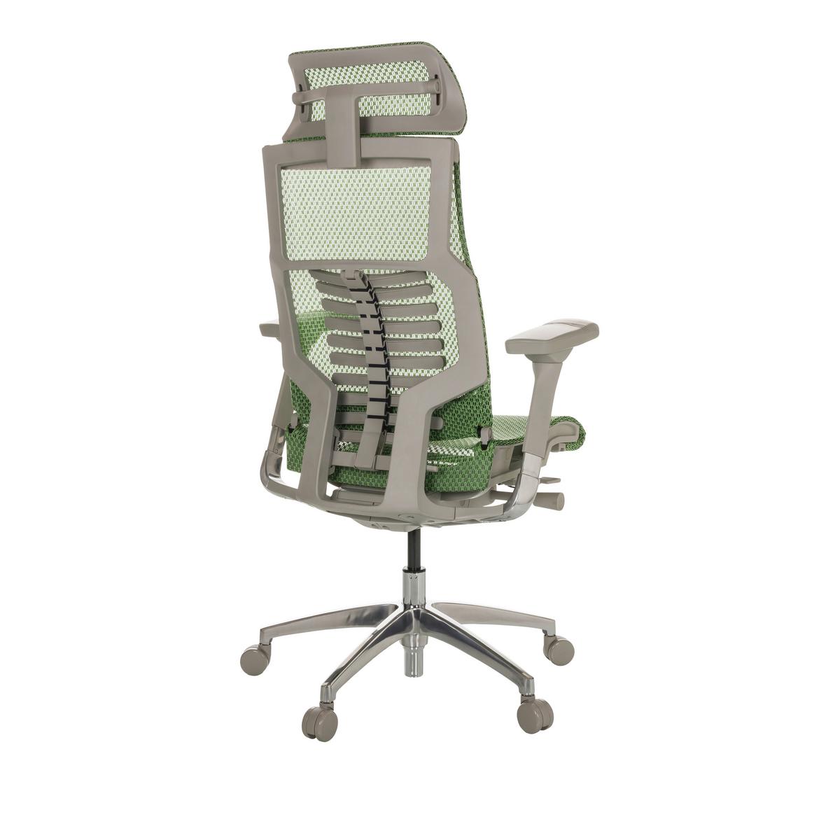 Pisarniški Stol Dynafit Ii G, Zelena - zelena/barve aluminija, Basics, kovina/umetna masa (67/119-135/60cm) - MID.YOU