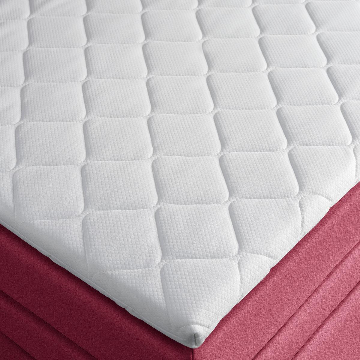 Boxspringbett Miami in Weinrot ca. 180x200cm - Weinrot/Schwarz, KONVENTIONELL, Holz/Holzwerkstoff (180/200cm) - Mömax