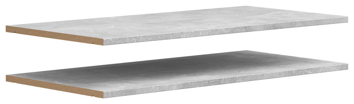 Einlegeboden Multistauraum Grau - Grau, Modern, Holzwerkstoff (77/3/36cm)