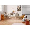 MATBORD ROBIN - beige/grå, Design, metall/sten (180/76/90cm) - Mömax