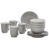 SERWIS ŚNIADANIOWY COLOR LOOP STONE - szary, Lifestyle, ceramika (29/24/23cm) - like.Villeroy & Boch