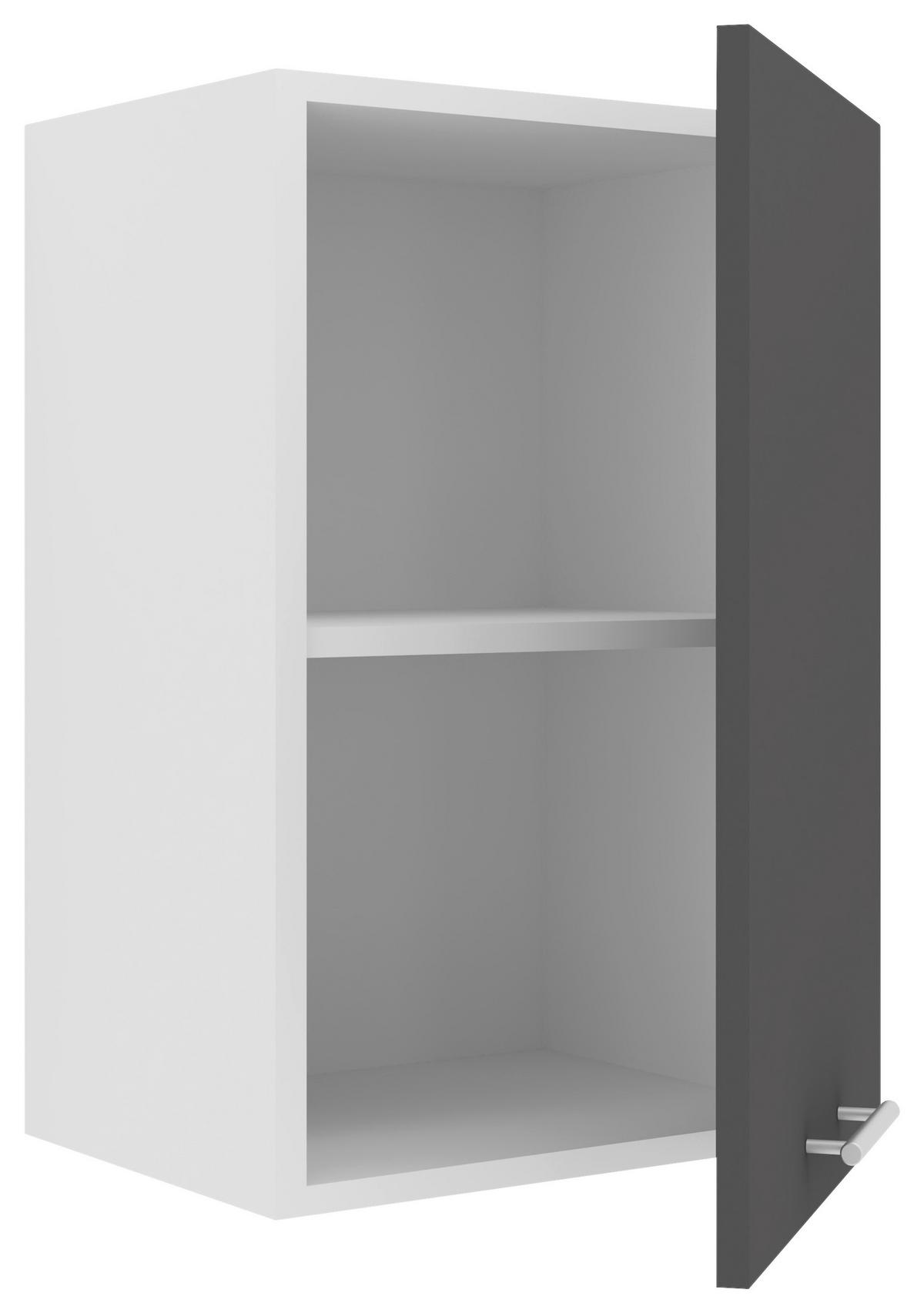 Kuhinjska Zgornja Omarica Esilo, Siva, Bela - bela/barve aluminija, Konvencionalno, kovina/leseni material (40/60/31cm) - MID.YOU