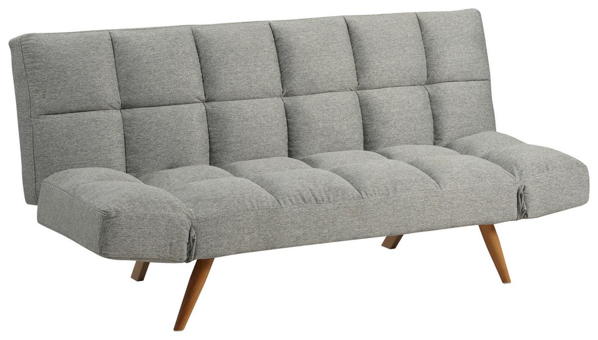 SOFA Z FUNKCJĄ SPANIA ASHTON - kolor naturalny/jasnoszary, Design, metal/tkanina (182/87/82cm) - Livetastic