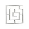 BÜCHERWAND LABIRENT BOOKCASE - Weiss, Design, Holzwerkstoff (125/129/22cm) - Livetastic