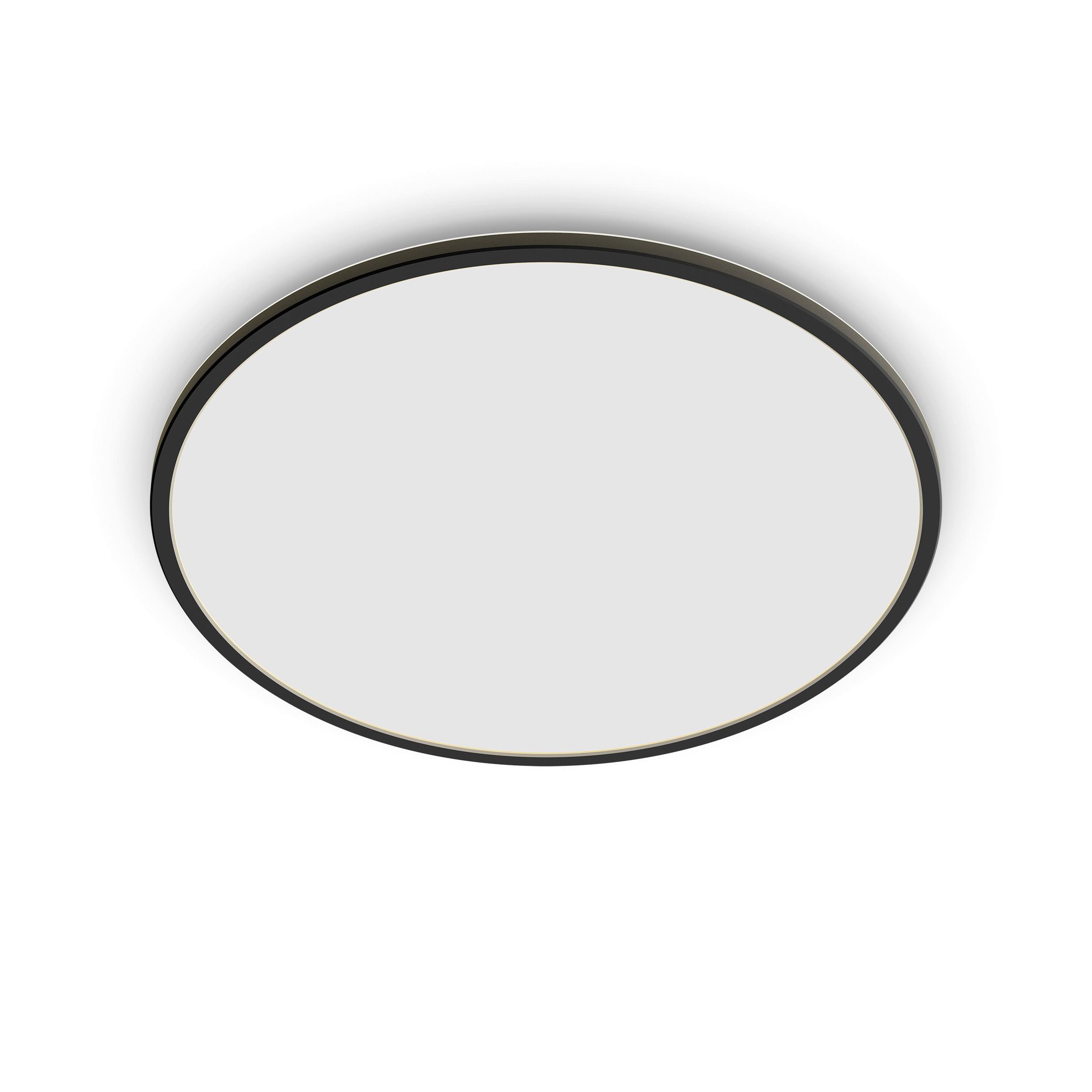 LAMPA SUFITOWA LED 41797700 SUPERSLIM CL550 - czarny, Basics, metal (25/25/2,3cm) - Philips
